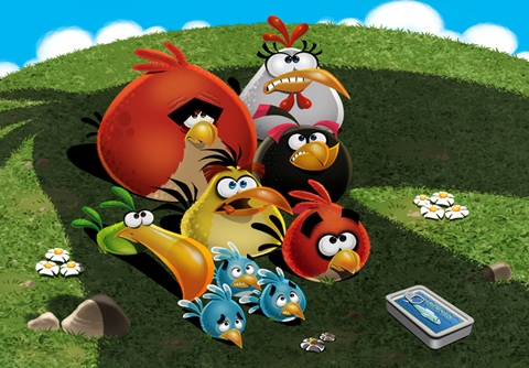 Angry Birds on Angry Birds Ps3 Jpg